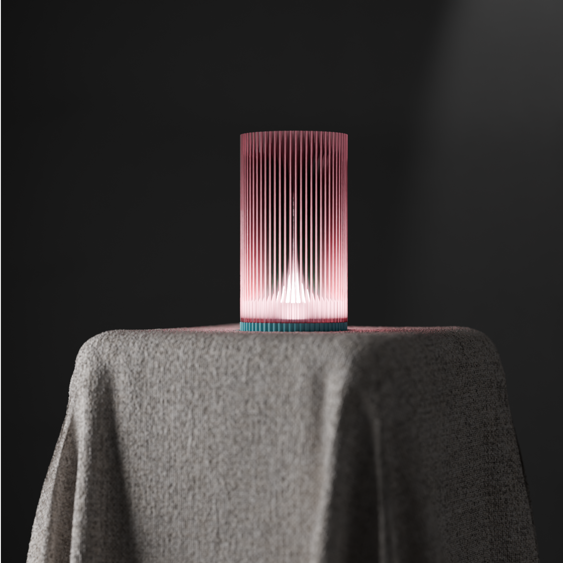 Modern Ribbed Lamp